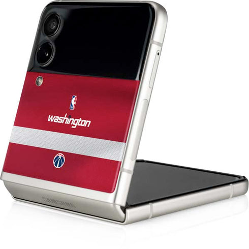 NBA Washington Wizards Jersey Galaxy Z Flip3 5G Skin